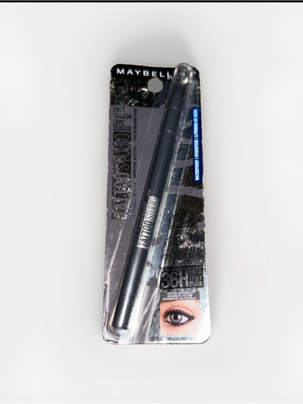Maybelline TattooStudio Waterproof Eyeliner Pencil 36Hr Intense Charcoal 901